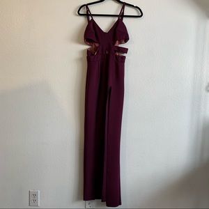 NWOT Maxi Dress in Purple Wine